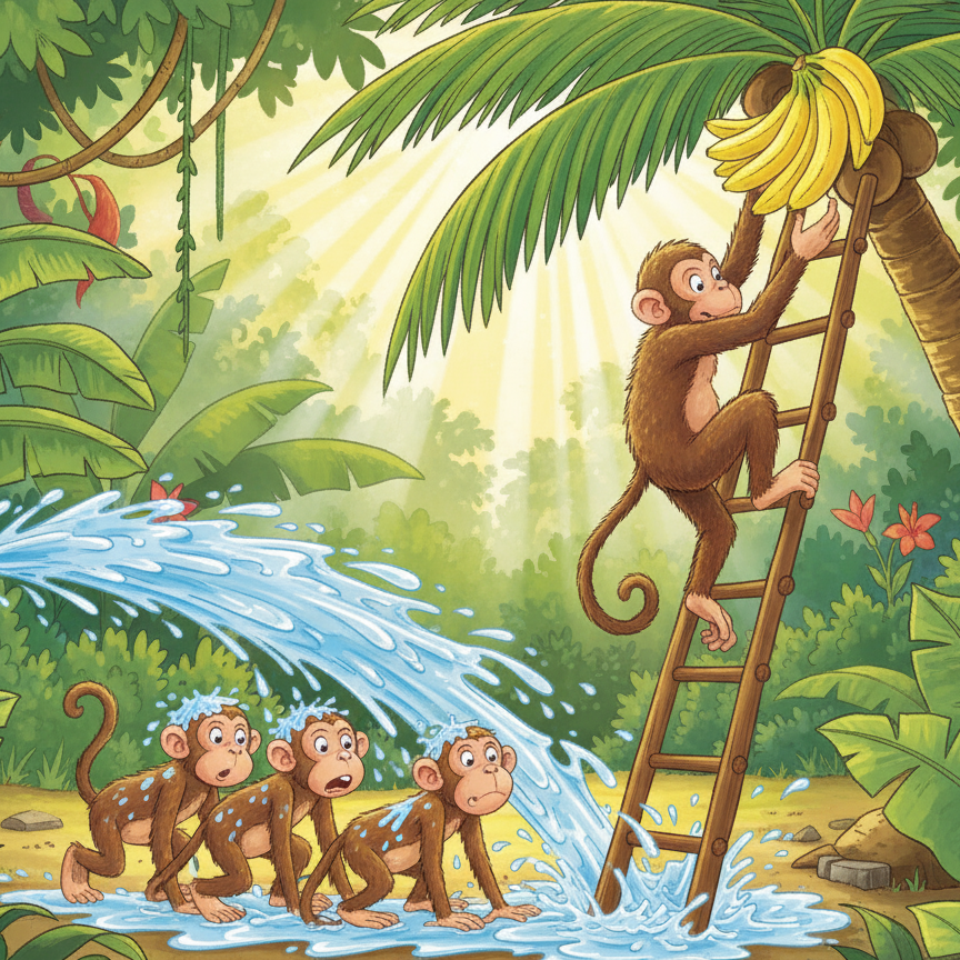 O Experimento dos Macacos e a Escada O Experimento dos Macacos e a Escada