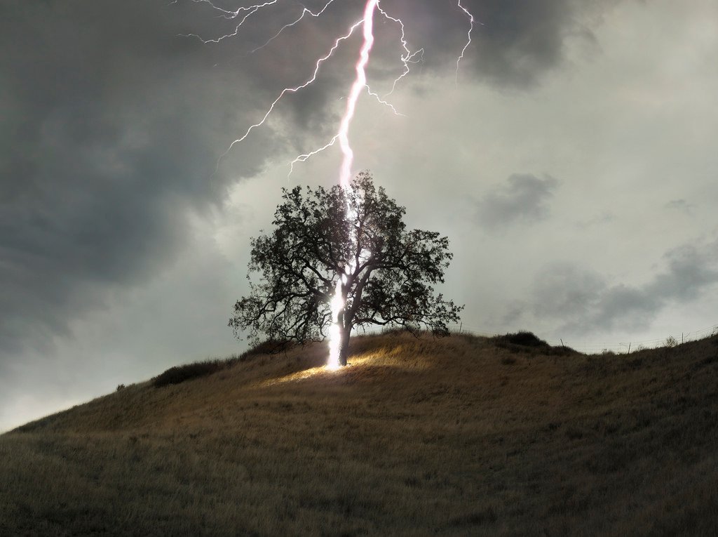Energização do Estourar do Raio